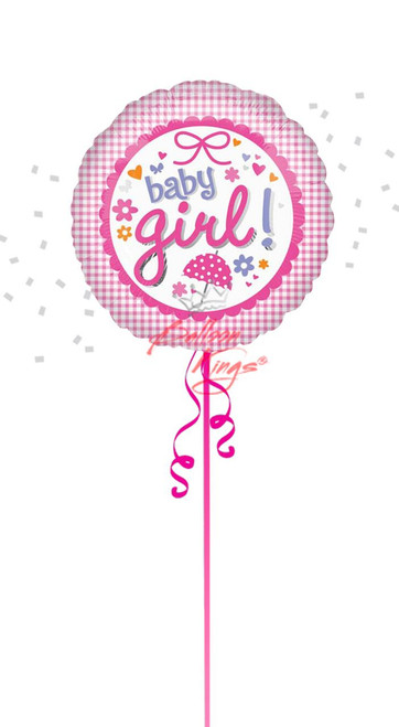 Anagram International Inc Sm Baby Girl Gingham - NJ 