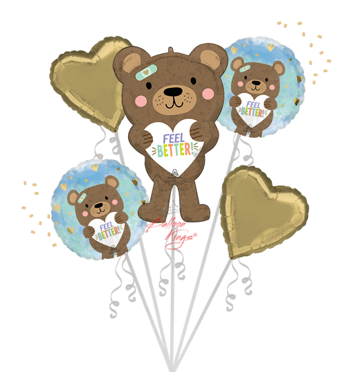 Anagram International Inc Feel Better Bear Bouquet