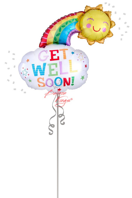 Anagram International Inc Get Well Soon Rainbow 