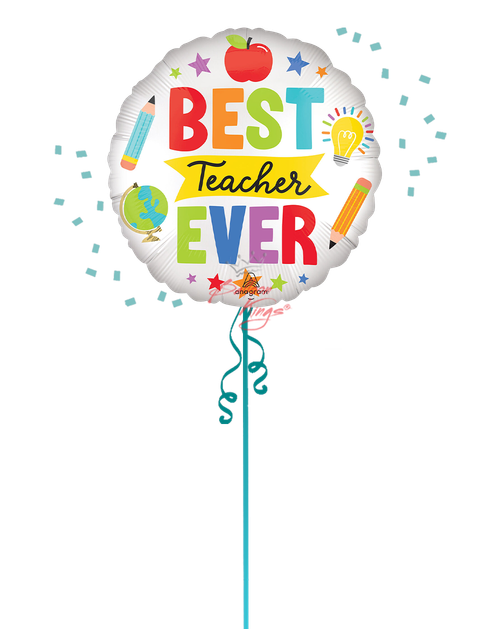 Anagram International Inc Satin Best Teacher Ever