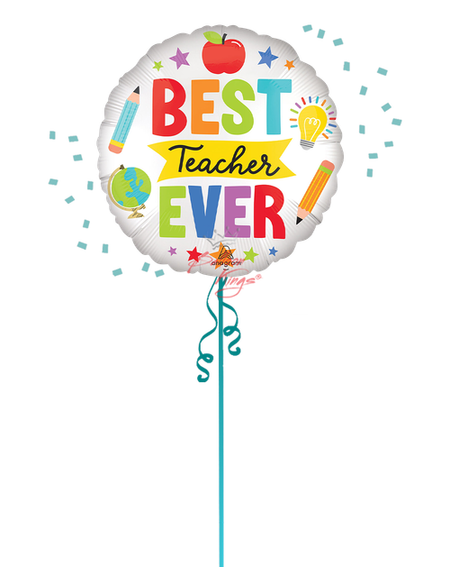 Anagram International Inc Satin Best Teacher Ever