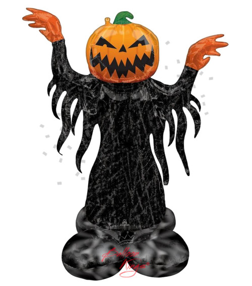Anagram International Inc Airloonz Pumpkin Head Ghost - HOU 
