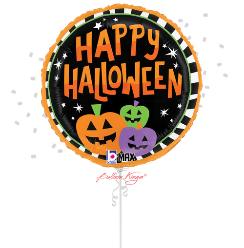 Betallic LLC Halloween Striped Pumpkins