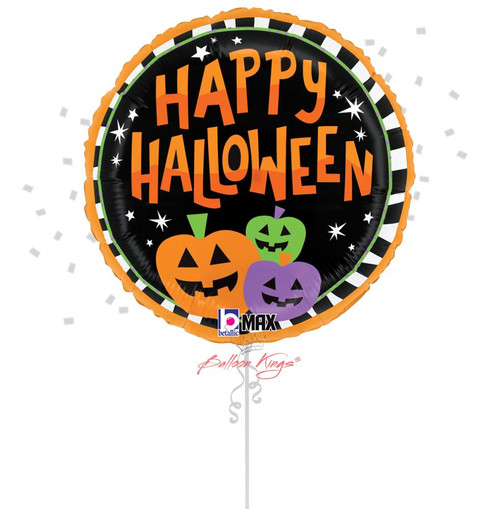 Betallic LLC Halloween Striped Pumpkins 