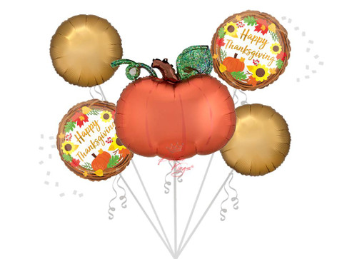  Satin Thanksgiving Pumpkin Bouquet - CD 