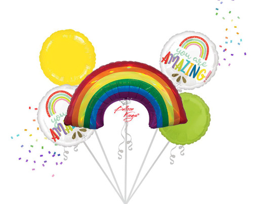 Anagram International Inc You Are Amazing Rainbow Bouquet 