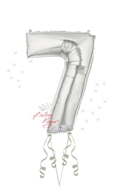 Betallic LLC Silver Number 7 -HOU 