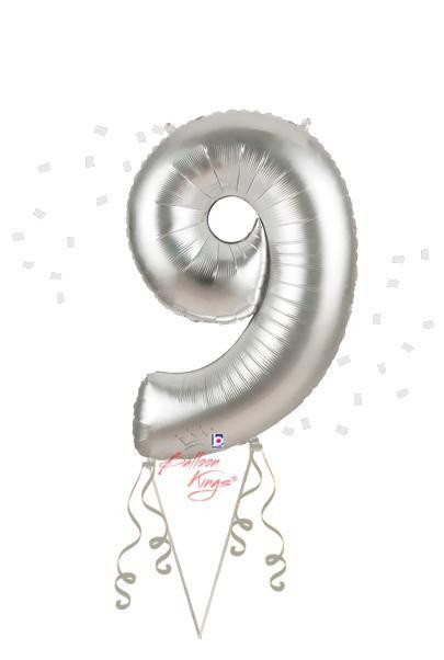 Betallic LLC Silver Number 9 -HOU 