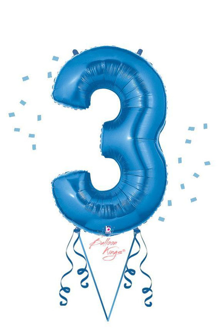 Betallic LLC Blue Number 3 -HOU 