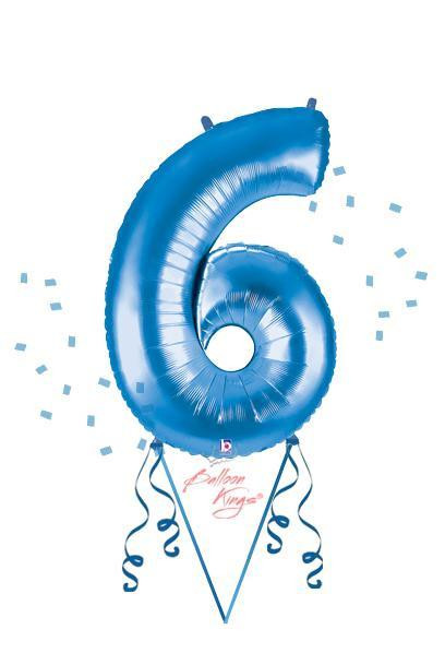 Betallic LLC Blue Number 6 -HOU 