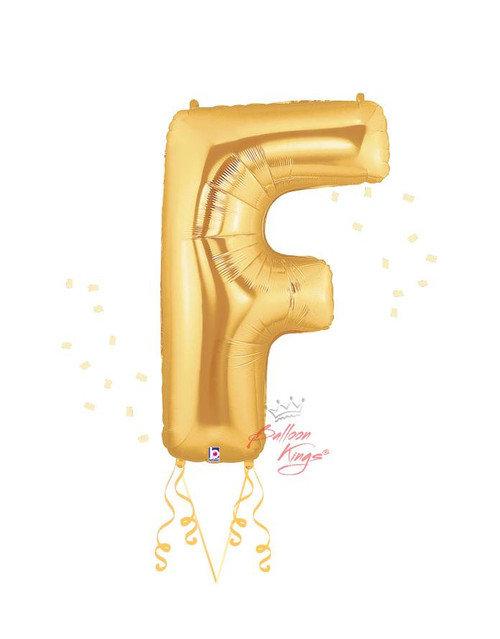 Betallic LLC Gold Letter F 