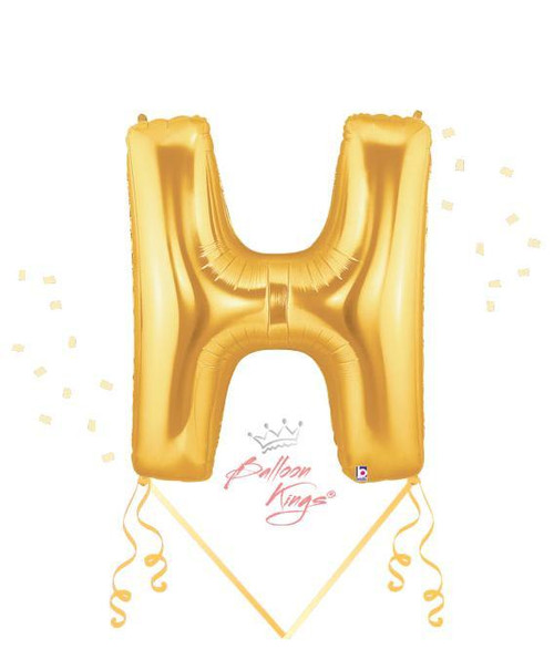 Betallic LLC Gold Letter H -HOU 
