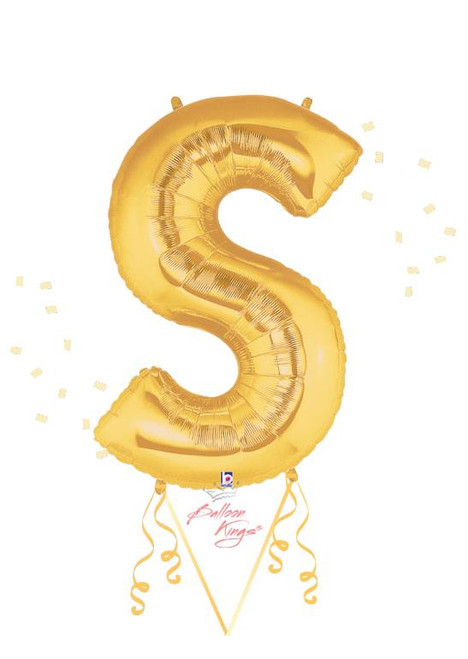 Betallic LLC Gold Letter S 