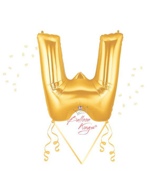 Betallic LLC Gold Letter W -HOU 