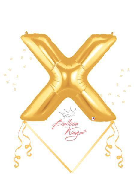 Betallic LLC Gold Letter X -HOU 