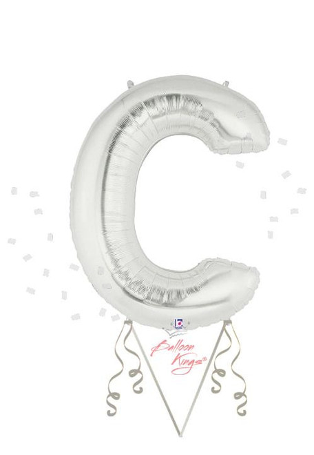 Betallic LLC Silver Letter C 