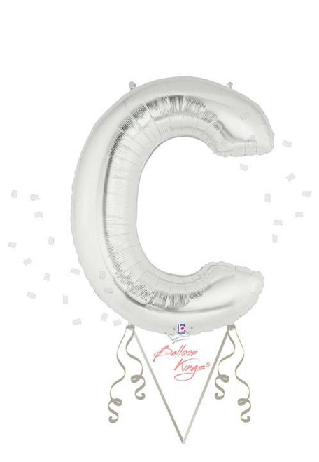 Betallic LLC Silver Letter C -HOU 