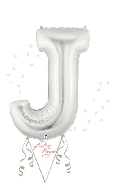 Betallic LLC Silver Letter J -HOU 