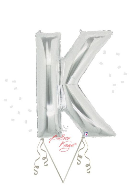 Betallic LLC Silver Letter K 