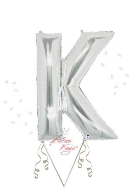 Betallic LLC Silver Letter K -HOU 