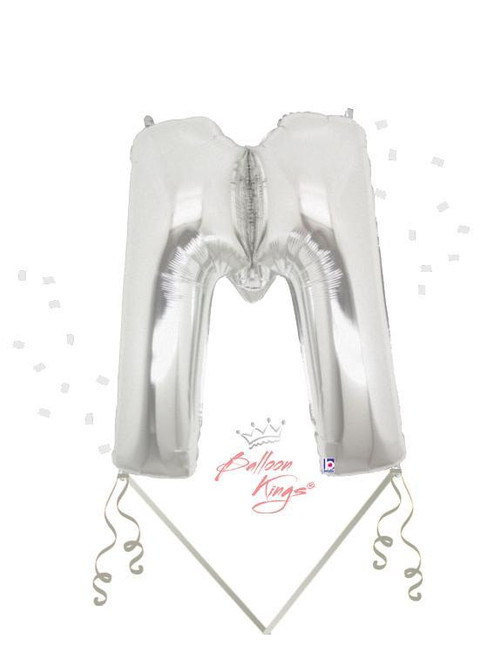 Betallic LLC Silver Letter M -HOU 