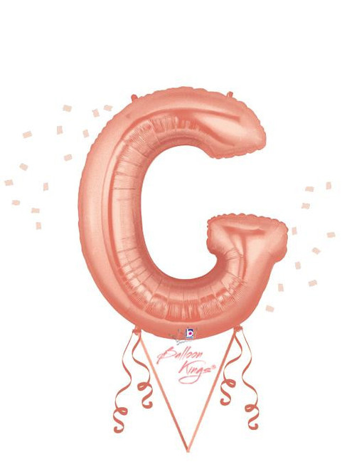 Betallic LLC Rose Gold Letter G 