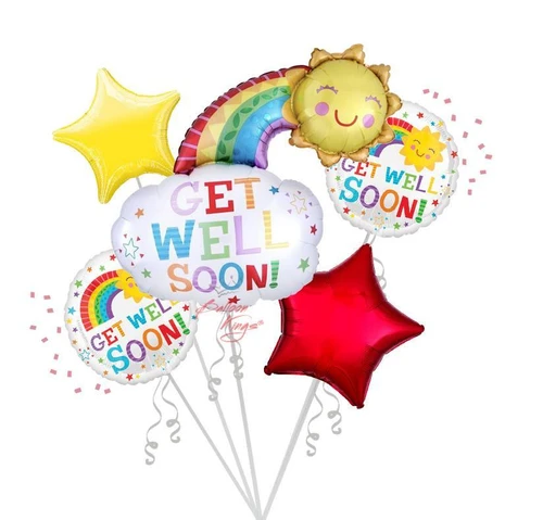  Get Well Soon Rainbow Bouquet 
