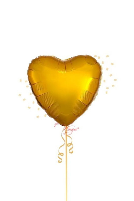 Metallic Gold Heart