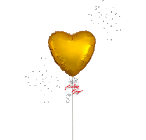 Metallic Gold Heart