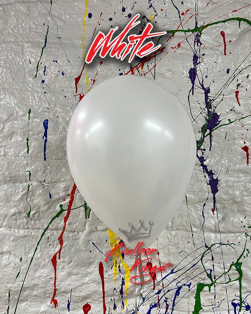 11in Standard White Balloon -HOU