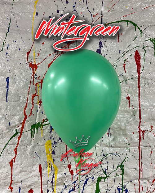 11in Standard Fashion Green Balloon -HOU