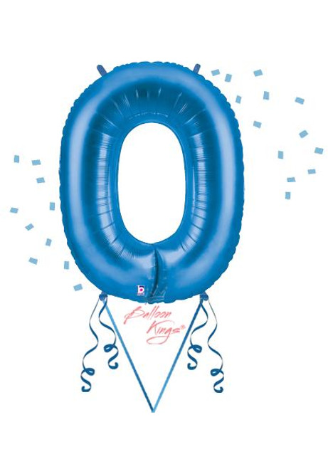 Blue Number 0