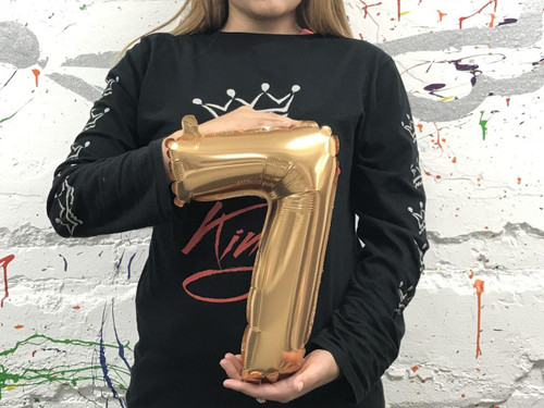 Betallic LLC 14in Gold Number 7 