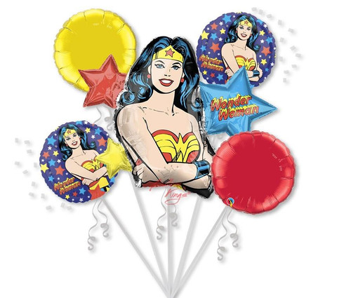HB Wonder Woman Bouquet - Balloon Kings
