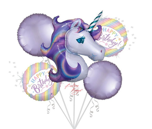 Anagram International Inc Pastel Unicorn Bouquet 