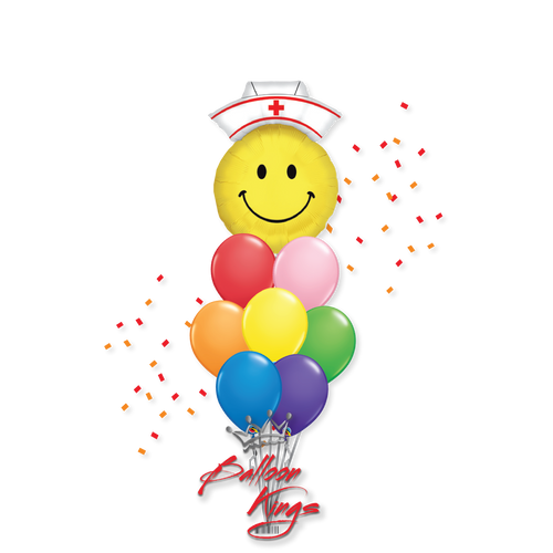 Colorful Smiley Nurse Large Bouquet
