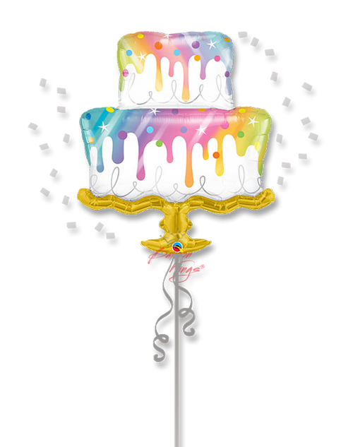 Rainbow Drip Cake