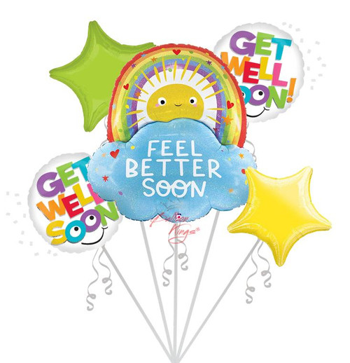  Feel Better Soon Rainbow Bouquet 