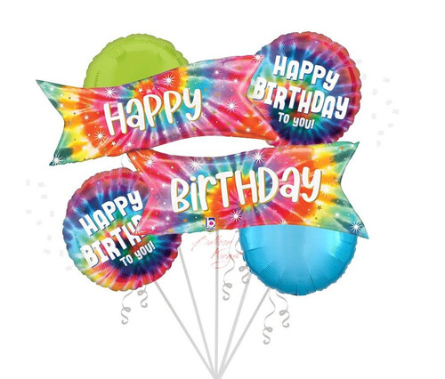 Betallic LLC Tie Dye Banner Bouquet 