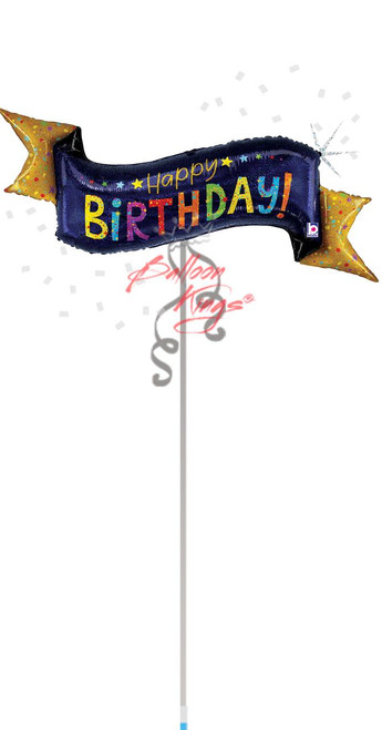 Betallic LLC Navy Rainbow Banner 