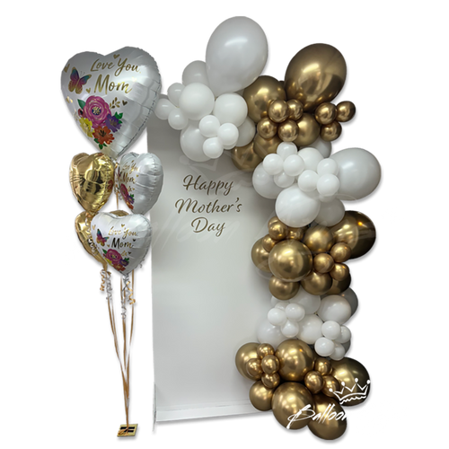 Happy Mother's Day Backdrop Bundle - Gold