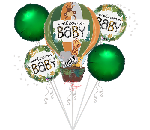 Betallic LLC Welcome Baby Jungle Bouquet