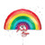 rainbow foil balloon delivery Dallas