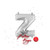 Betallic LLC 14in Silver Letter Z -CD 