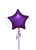 Anagram International Inc Satin Luxe Purple Royale Star -CD 