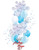 Anagram International Inc Snowflakes Clusters Bouquet -CD 