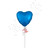 Anagram International Inc Metallic Blue Heart -CD 