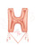 Betallic LLC Rose Gold Letter H -CD 