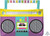 Anagram International Inc Boombox Radio -CD 