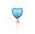 Anagram International Inc Pearl Pastel Blue Heart -NJ 